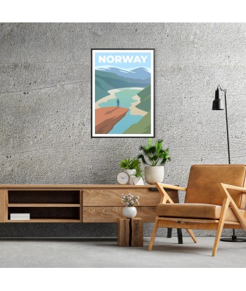 Norway Print Wall Art Poster d'Europe débarque