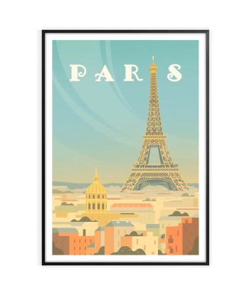 Paris Print Travel Poster le concept de la Pate a emporter 