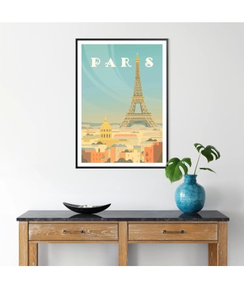 Paris Print Travel Poster le concept de la Pate a emporter 