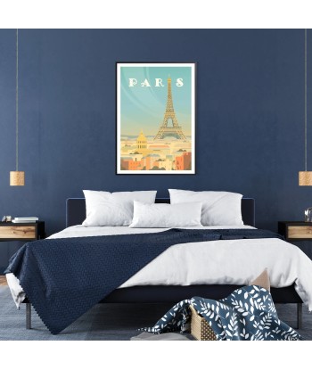 Paris Print Travel Poster le concept de la Pate a emporter 