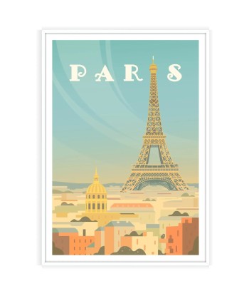 Paris Print Travel Poster le concept de la Pate a emporter 