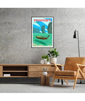 Phuket Print Travel Poster Venez découvrir notre 