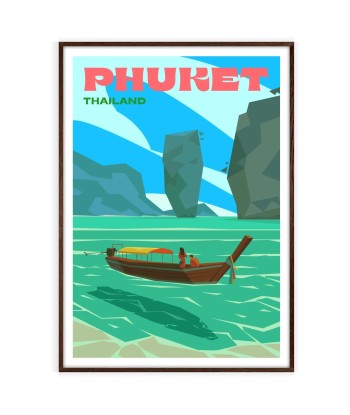 Phuket Print Travel Poster Venez découvrir notre 