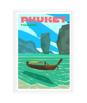 Phuket Print Travel Poster Venez découvrir notre 