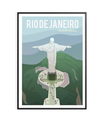 Rio de janeiro Print Travel Poster Voir les baskets