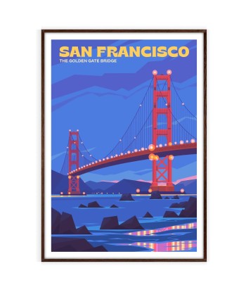 San francisco Print Travel Poster 2023