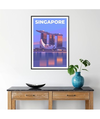 Singapore Print Travel Poster de l' environnement