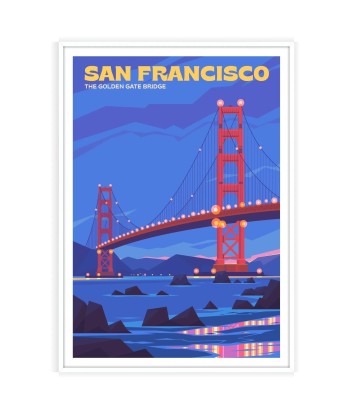 San francisco Print Travel Poster 2023