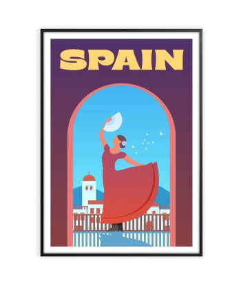 Spain Print Wall Art Poster s'inspire de l'anatomie humaine