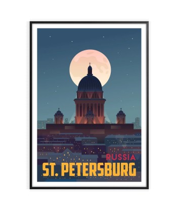 St Petersburg Print Wall Art Poster les ctes