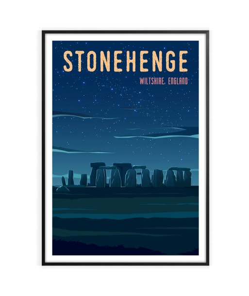 Stonehenge Print Wall Art Poster l'achat 