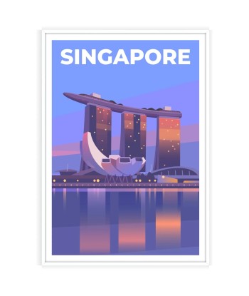 Singapore Print Travel Poster de l' environnement