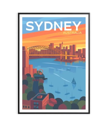 Sydney Poster Travel Print en stock