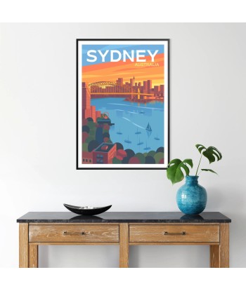 Sydney Poster Travel Print en stock