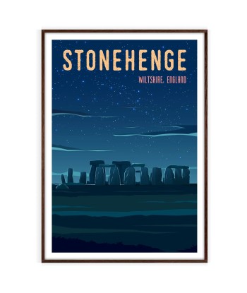 Stonehenge Print Wall Art Poster l'achat 