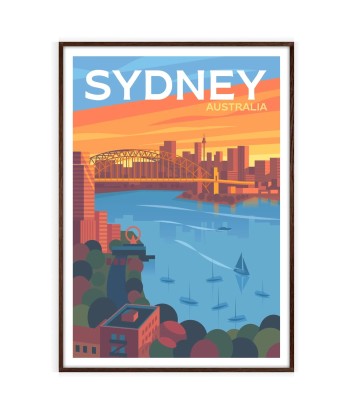 Sydney Poster Travel Print en stock