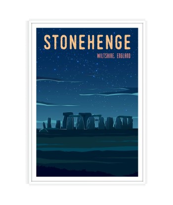 Stonehenge Print Wall Art Poster l'achat 