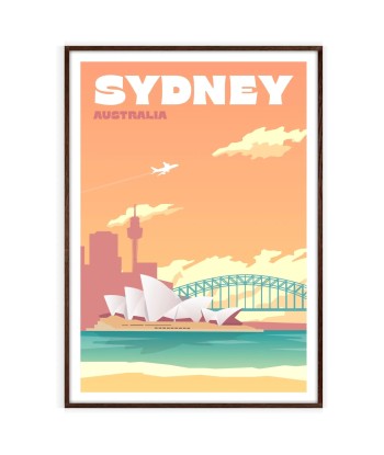 Sydney Print Travel Poster en stock