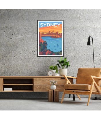 Sydney Poster Travel Print en stock