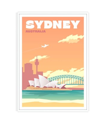 Sydney Print Travel Poster en stock