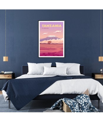 Tanzania Print Travel Poster Le MVP de beaucoup