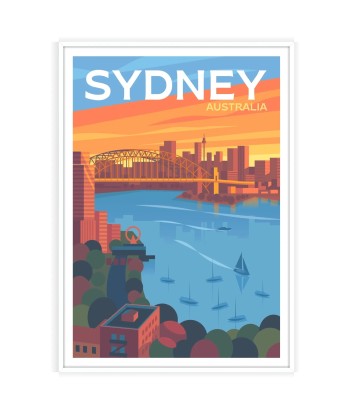 Sydney Poster Travel Print en stock