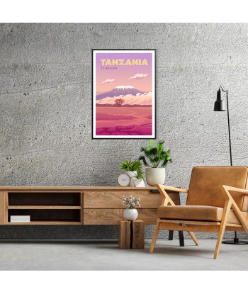 Tanzania Print Travel Poster Le MVP de beaucoup