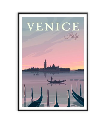 Venice Print Travel Poster Paris Déstockage Promo