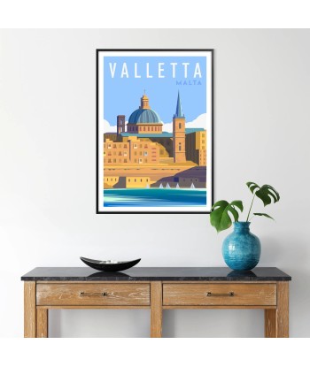 Valletta Print Malta Travel Poster acheter