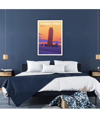 Tower Pisa Print Italy Travel Poster soldes