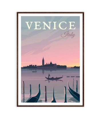 Venice Print Travel Poster Paris Déstockage Promo