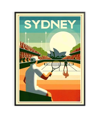 Sydney Vintage Tennis Poster store