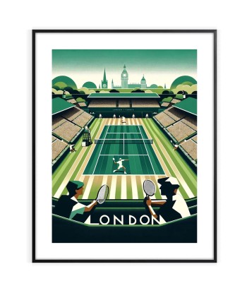 Wimbledon Tennis Print les muscles