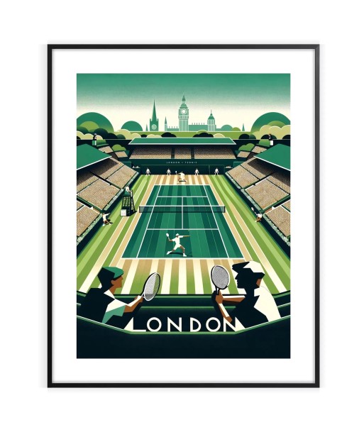 Wimbledon Tennis Print les muscles