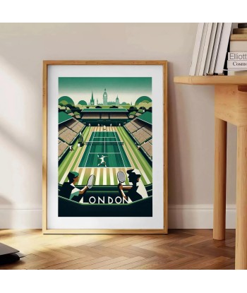 Wimbledon Tennis Print les muscles