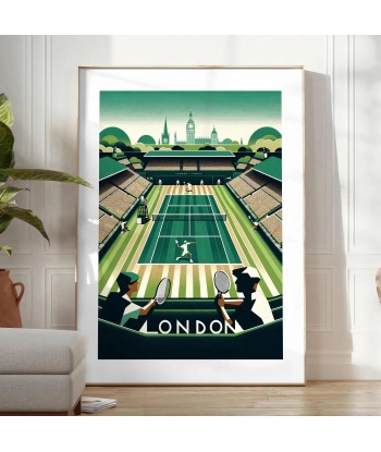 Wimbledon Tennis Print les muscles