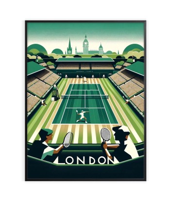 Wimbledon Poster Tennis Poster 4 Les magasins à Paris et en Île-de-France