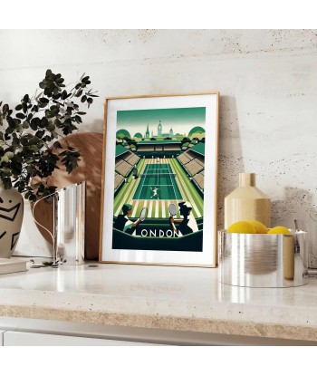 Wimbledon Tennis Print les muscles