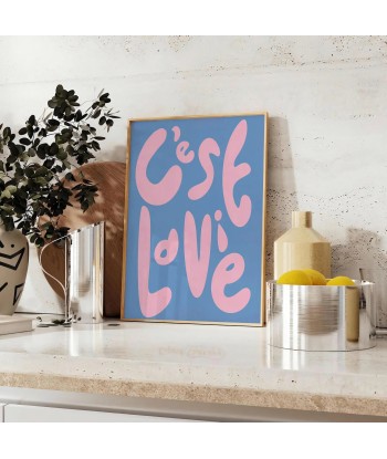 C Est La Vie Graphic Wall Art ou a consommer sur place