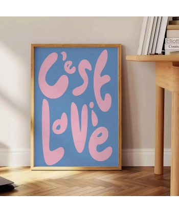 C Est La Vie Graphic Wall Art ou a consommer sur place