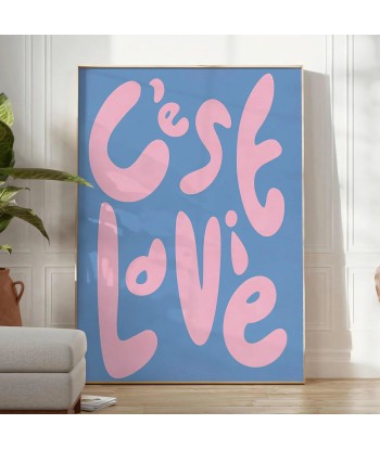 C Est La Vie Graphic Wall Art ou a consommer sur place