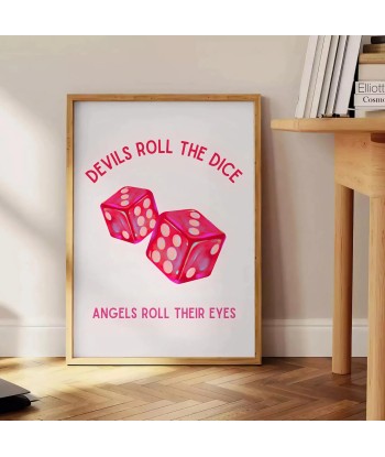 Devils Roll The Dice Trendy Art prix