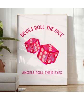 Devils Roll The Dice Trendy Art prix