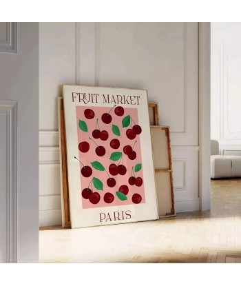 Fruit Market Paris Graphic Wall Print Comparez plus de prix