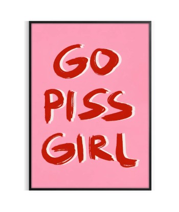 Go Piss Girl Popular Art Print de technologie