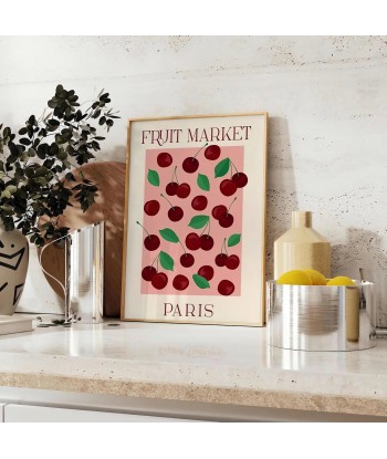 Fruit Market Paris Graphic Wall Print Comparez plus de prix