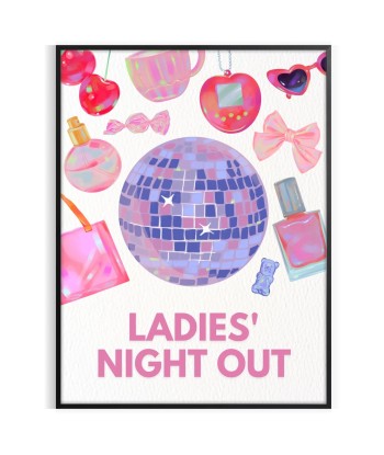 Ladies Night Out Disco Trendy Poster outlet