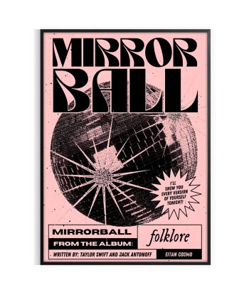 Mirror Ball Fuklore Trendy Wall Print Comparez et commandez 