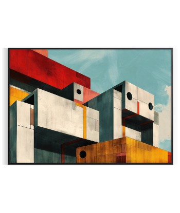 Cubism Art Wall Print 4 hantent personnes