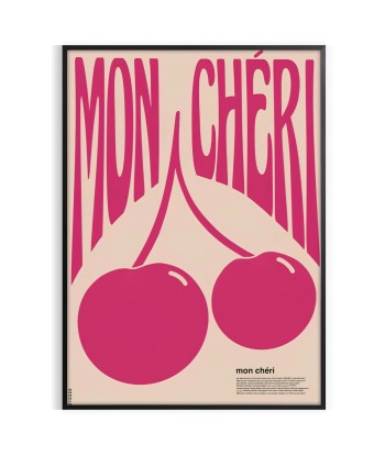 Mon Chri Cherries Kitchen Graphic Poster Le MVP de beaucoup